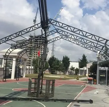 16x30 Basketbol Sahası İskeleti